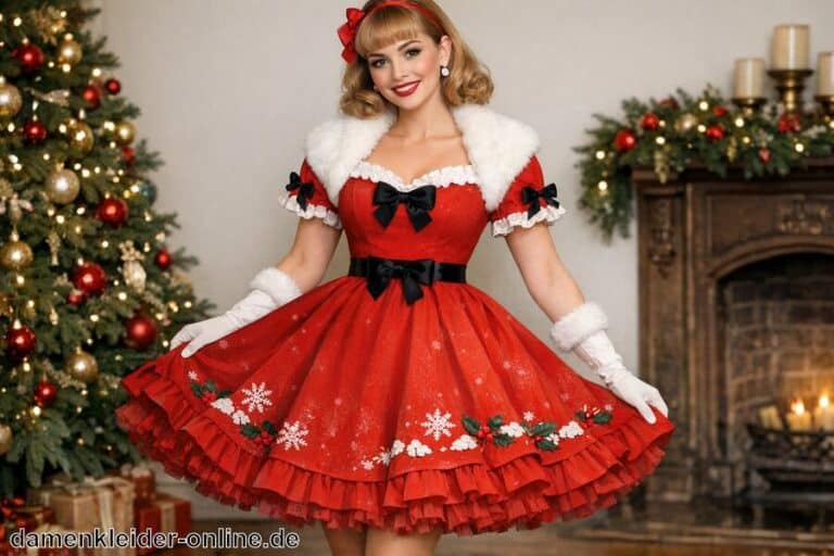 Weihnachtskleid 50er jahre