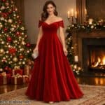 Weihnachtskleid lang