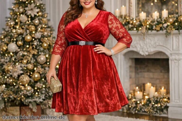 Weihnachtskleid Plus Size