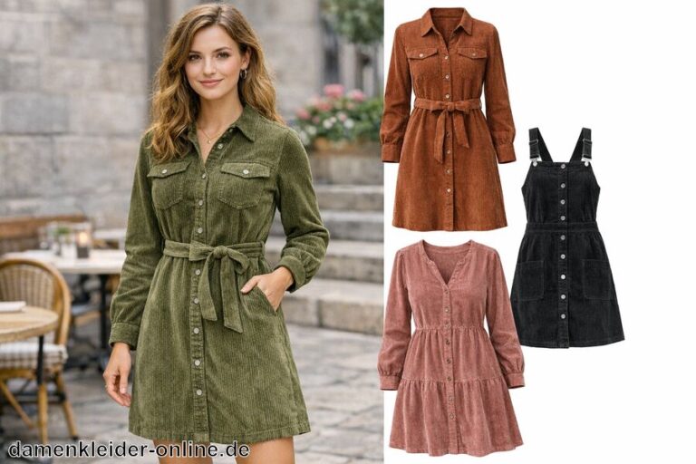 Cord Kleid Damen