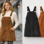 Cord Latzkleid Damen