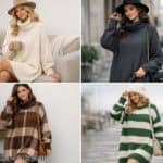 Oversize Strickkleid Damen