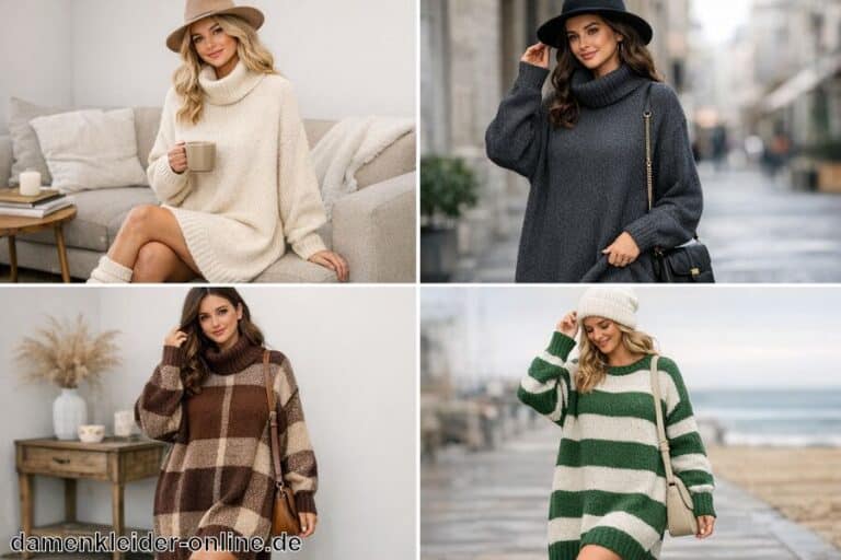 Oversize Strickkleid Damen