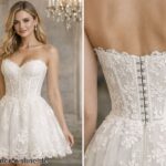 Corsagenkleid weiß