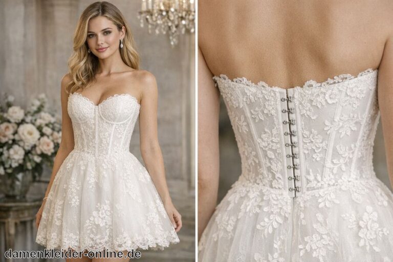 Corsagenkleid weiß
