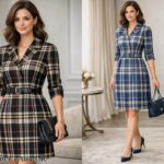 Kleid mit Karomuster