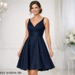 Cocktailkleid A Linie Knielang