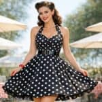 Rockabilly Kleid Neckholder