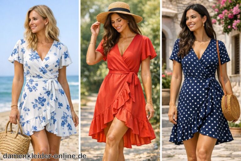 Wickelkleid Sommer