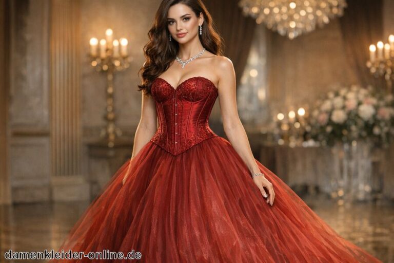 Ballkleid mit Korsett