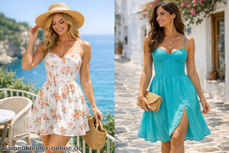Corsage Kleid sommer