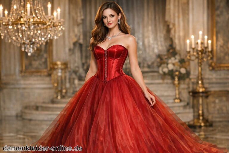 Ballkleid mit Korsett