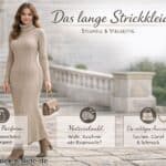 Langes Strickkleid