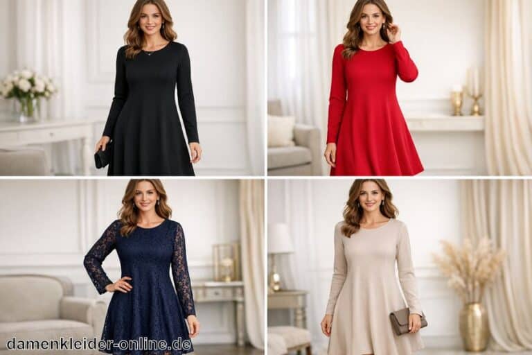 Langarm Kleid a Linie