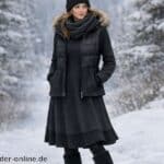 Langarm Kleid Winter