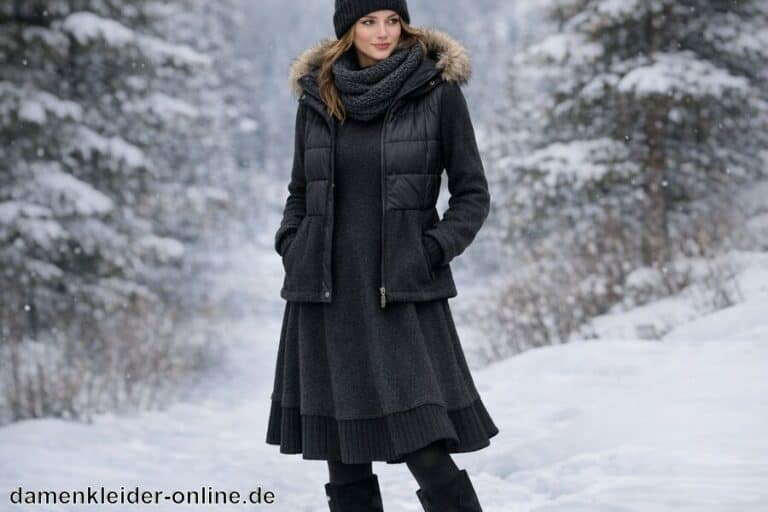 Langarm Kleid Winter