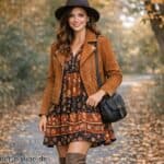 Tunika Kleid Herbst