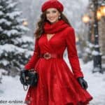 Winterkleid Rot