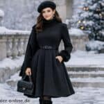 Winterkleid Schwarz