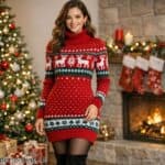 Pulloverkleid Weihnachten