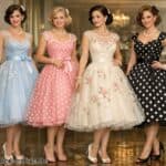 Abendkleider 50er Stil