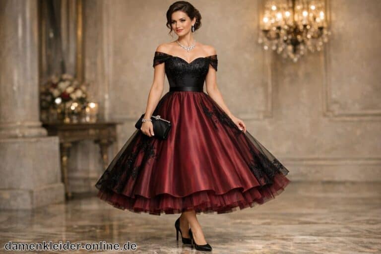 Abendkleid mit Petticoat