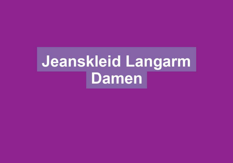 Jeanskleid Langarm Damen