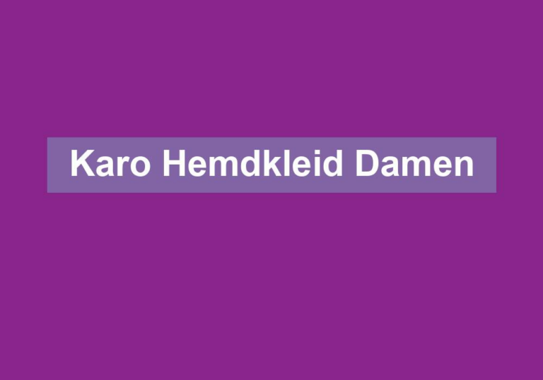 Karo Hemdkleid Damen