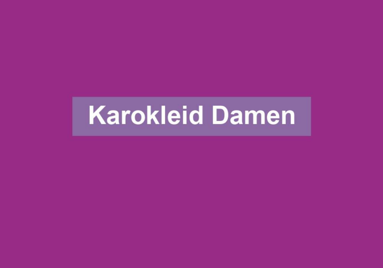 Karokleid Damen