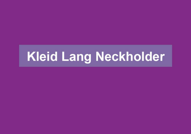 Kleid Lang Neckholder