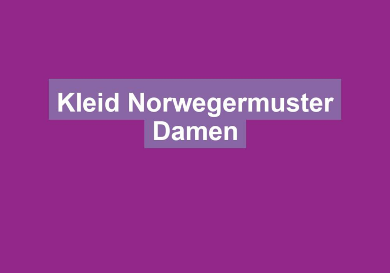 Kleid Norwegermuster Damen