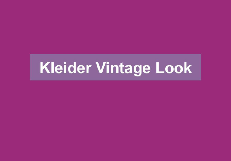 Kleider Vintage Look