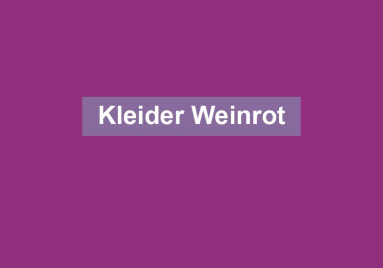 Kleider Weinrot