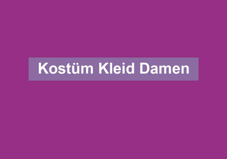 Kostüm Kleid Damen