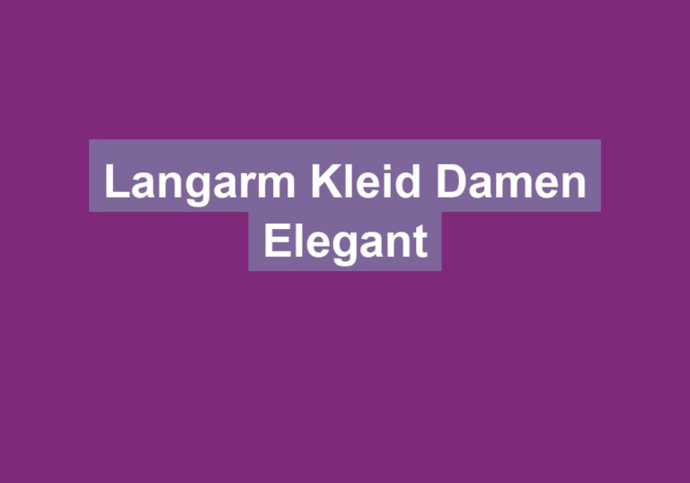 Langarm Kleid Damen Elegant