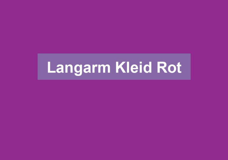 Langarm Kleid Rot