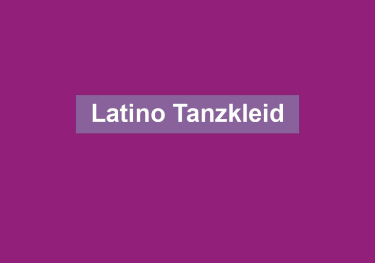 Latino Tanzkleid
