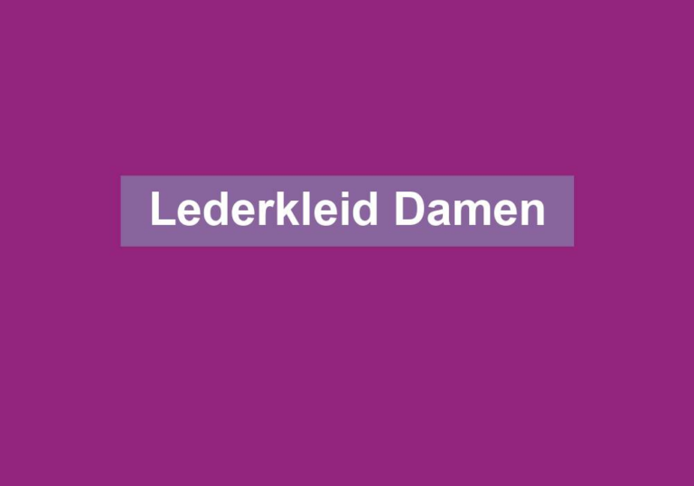 Lederkleid Damen