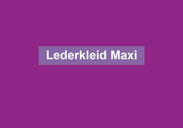 Lederkleid Maxi