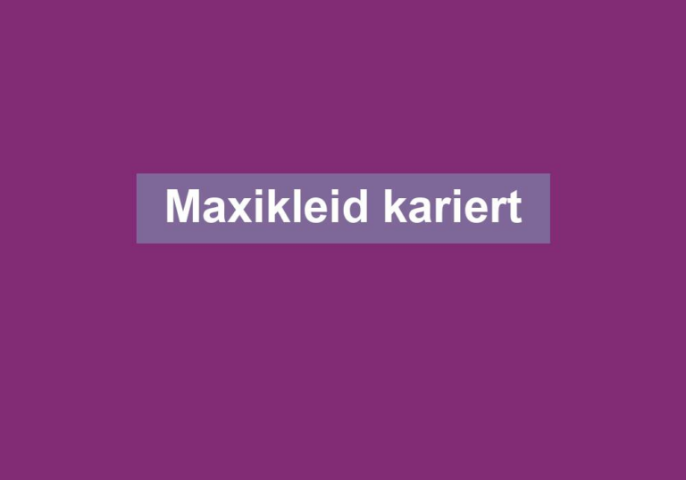 Maxikleid kariert