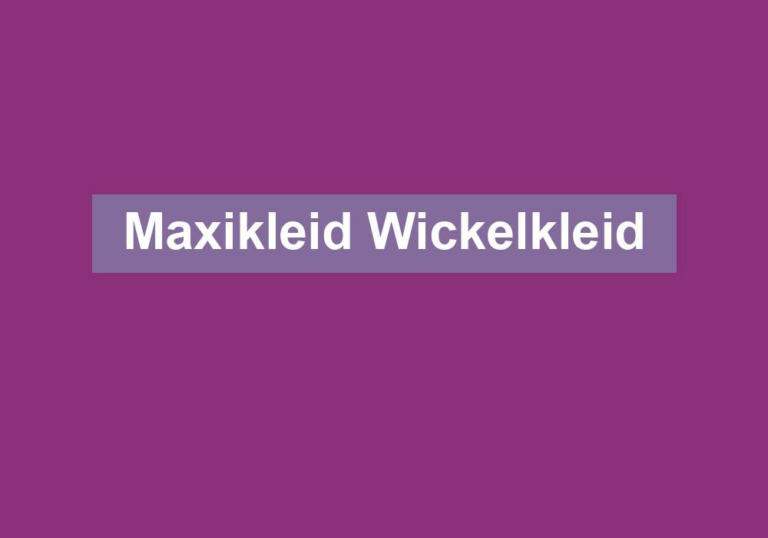 Maxikleid Wickelkleid