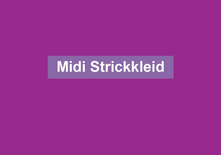 Midi Strickkleid