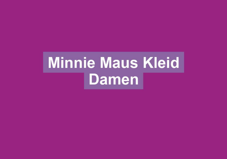 Minnie Maus Kleid Damen