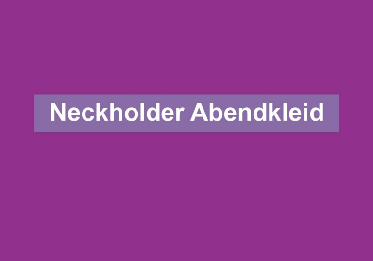 Neckholder Abendkleid