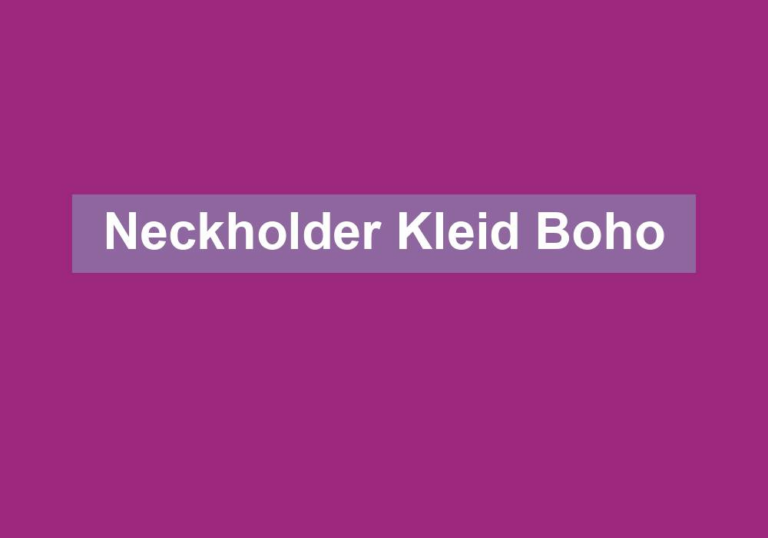 Neckholder Kleid Boho