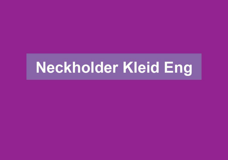 Neckholder Kleid Eng