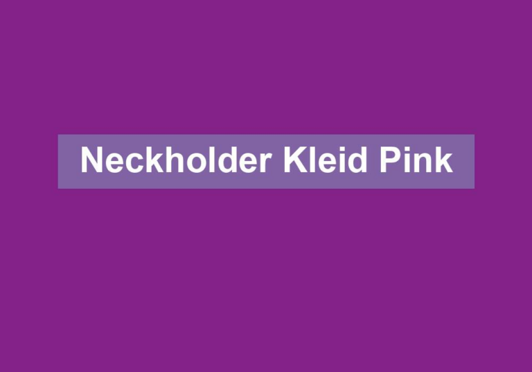 Neckholder Kleid Pink