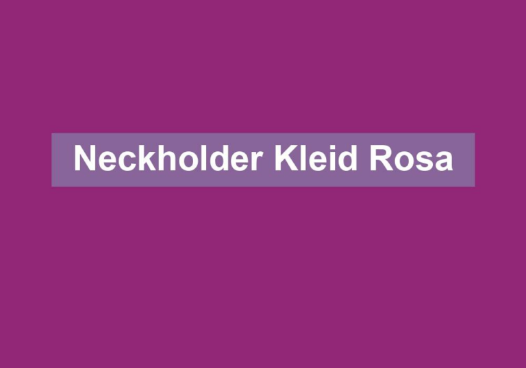 Neckholder Kleid Rosa
