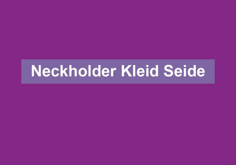 Neckholder Kleid Seide