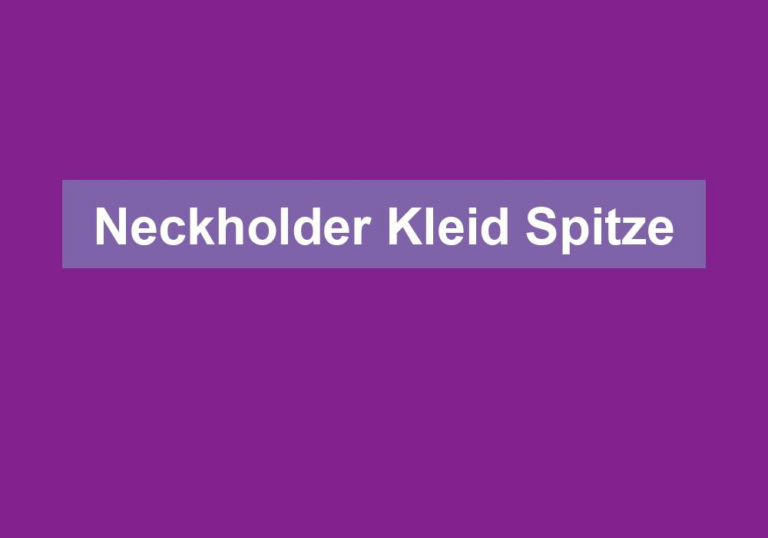 Neckholder Kleid Spitze